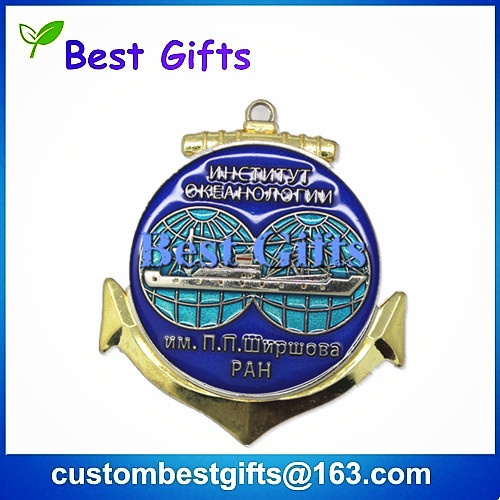 Promotional gifts transparent enamel medal