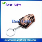 Soft enamel keychain with custom design