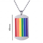 rainbow pendent，stainless steel rainbow pendent,custom your own pendent